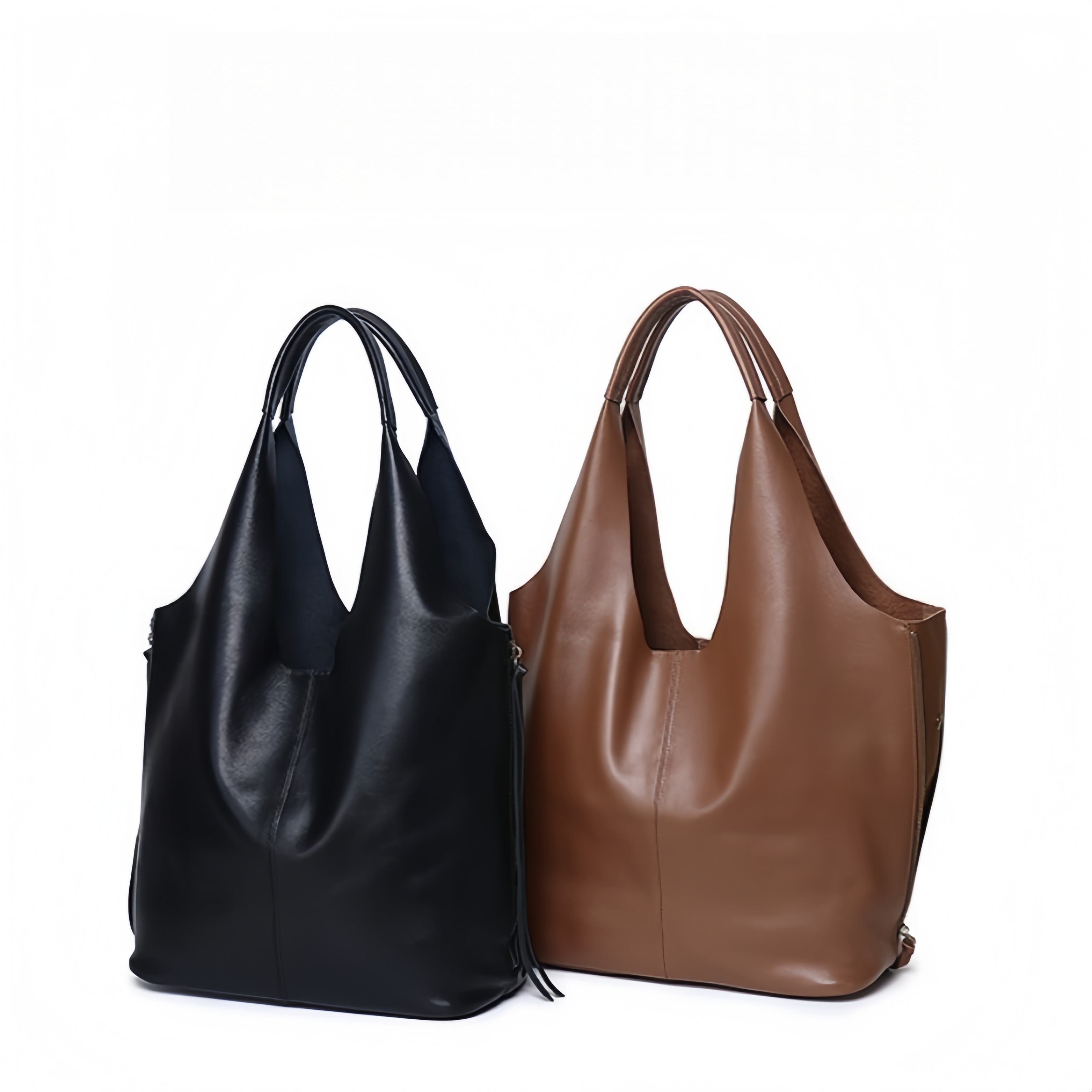 Luxury Bags Collection - Luxury Cowhide Leather Women Tote Bag,