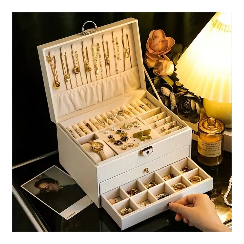 Luxury Bags For You - Luxury Double Triple Layer Jewelry Box