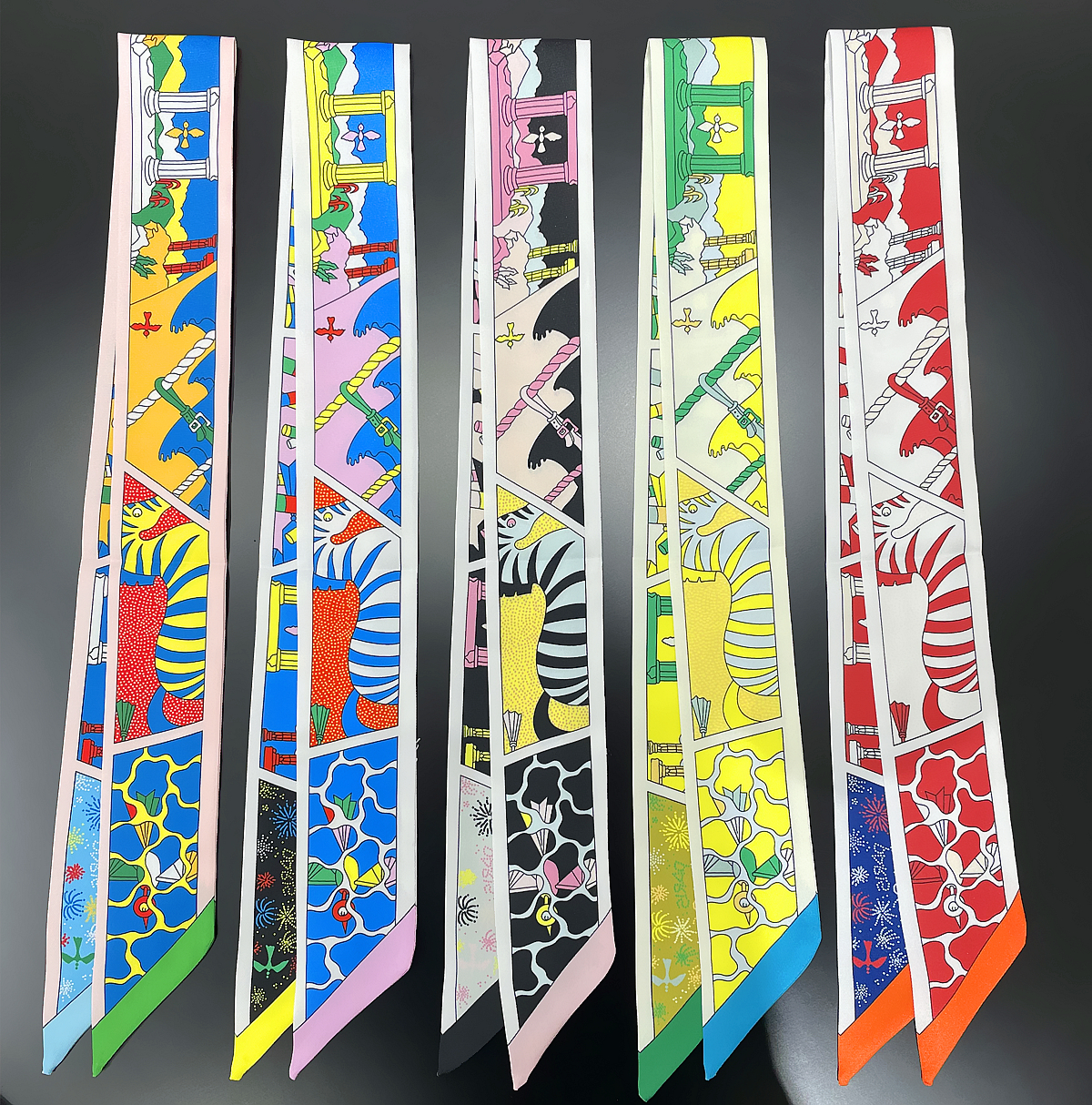Luxury Bags For Women Brands - 2024 Brand Design Zebra Silk Scarf