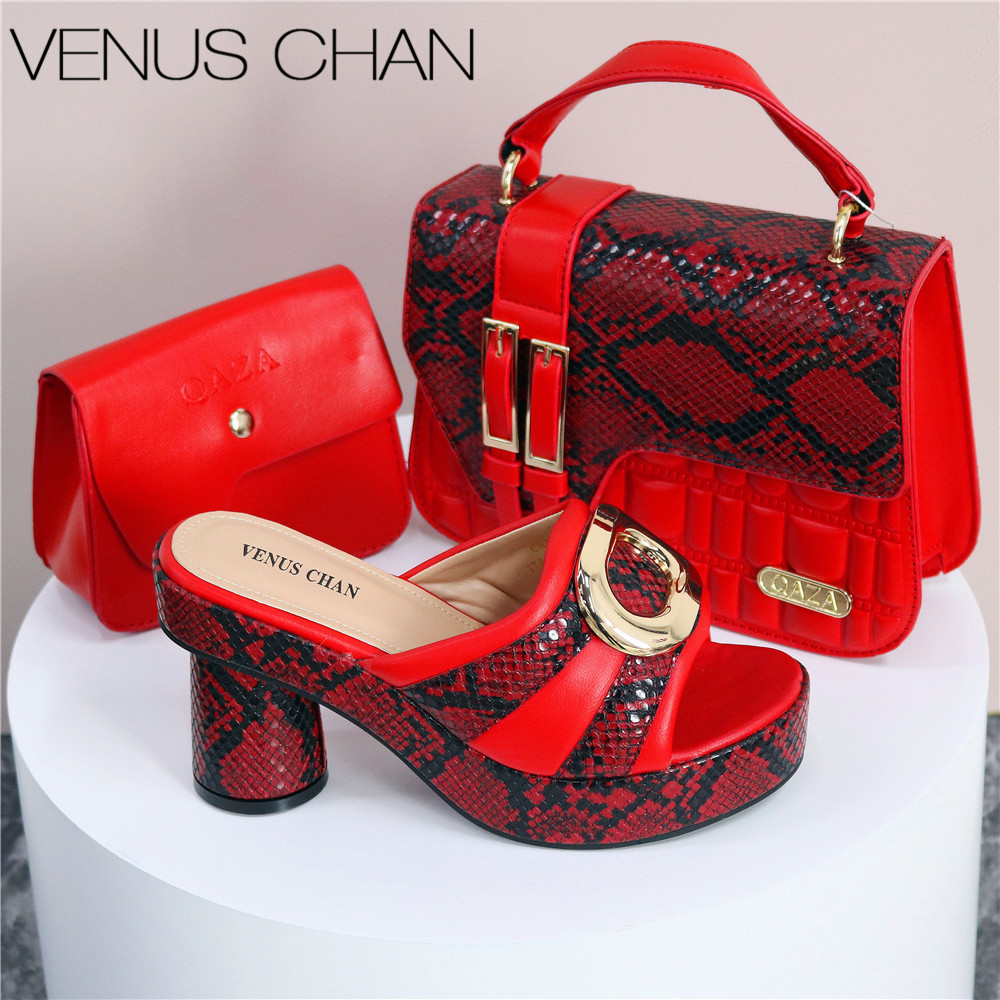 Luxury Bags And Shoes - Round Head Latest Ladies Thin Heels