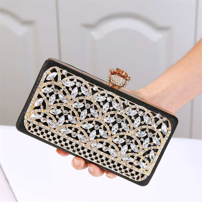 Luxury Diamond Metal Frame Eve - Luxury Bags Dubai avis et prix
