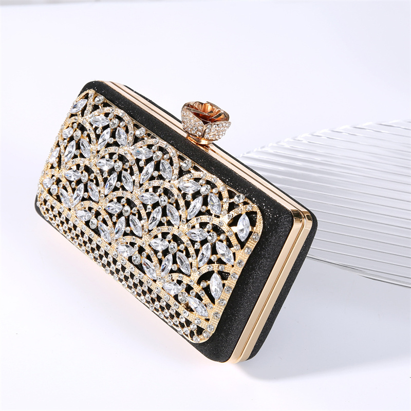 Luxury Diamond Metal Frame Eve - Luxury Bags Dubai avis et prix