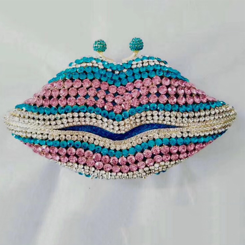 Green Crystal Evening Bag Rhin - Luxury Bags Green avis et prix