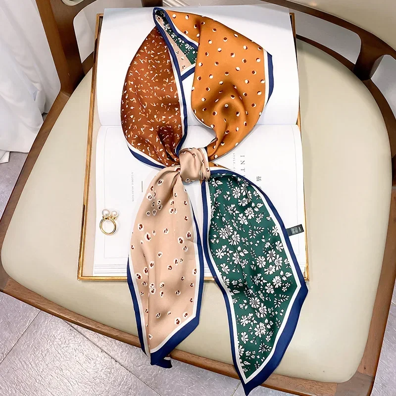Design Print Skinny Scarf Plai - Luxury Bags For Women Brands avis et prix