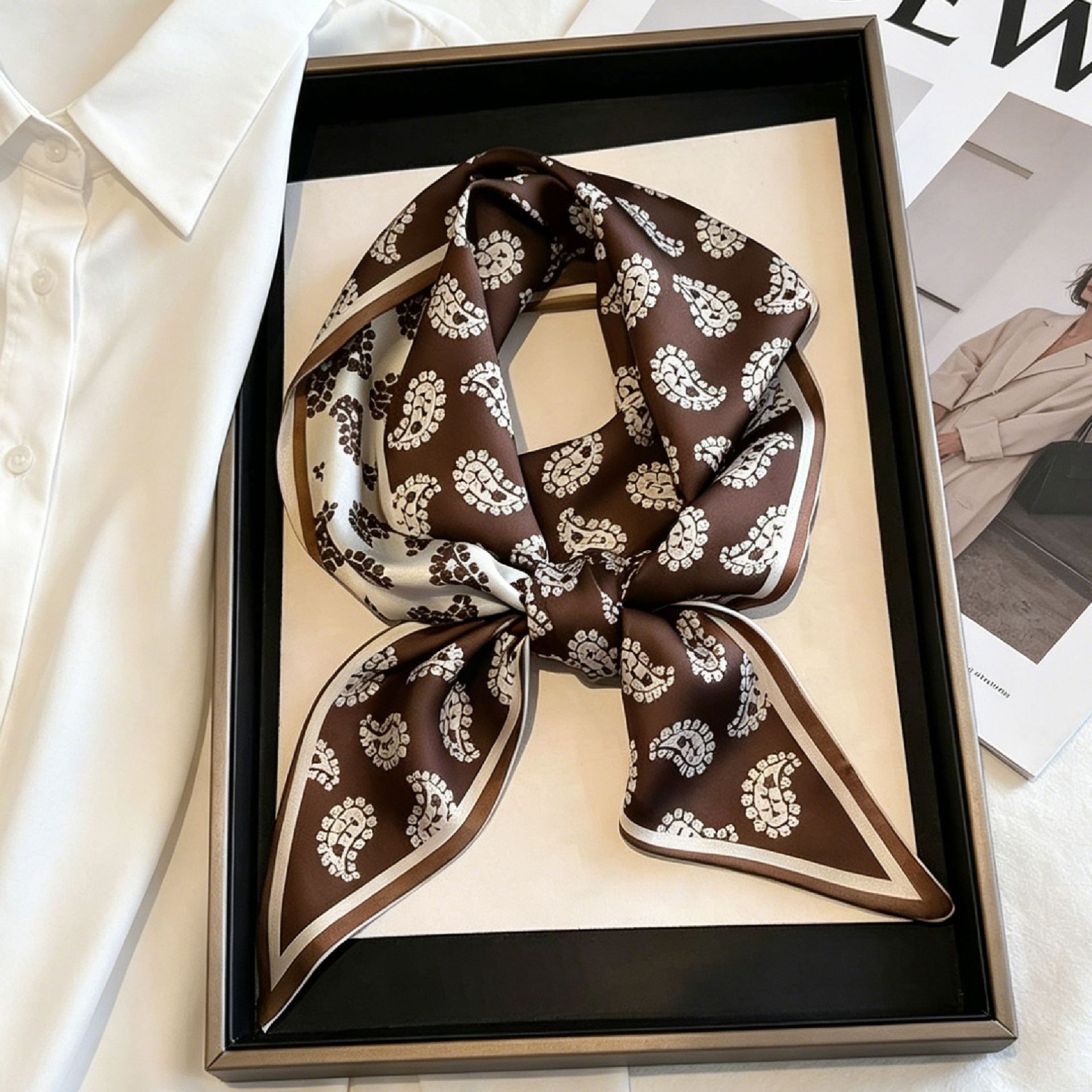 Luxury Long Neckerchief Skinny - Luxury Bags Expensive avis et prix