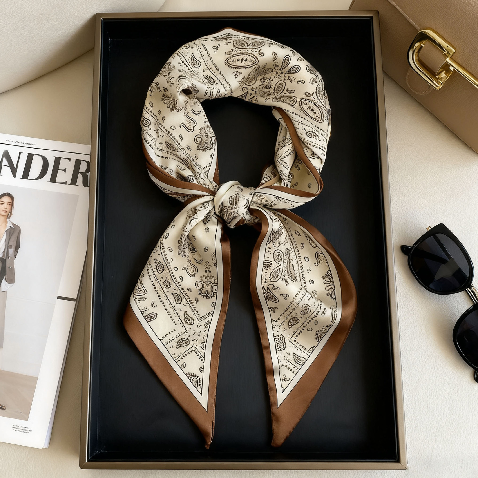Luxury Long Neckerchief Skinny - Luxury Bags Expensive avis et prix