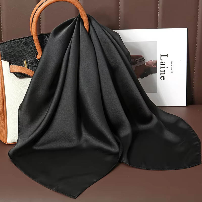 Luxury Solid Color Silk Square - Luxury Bags Expensive avis et prix