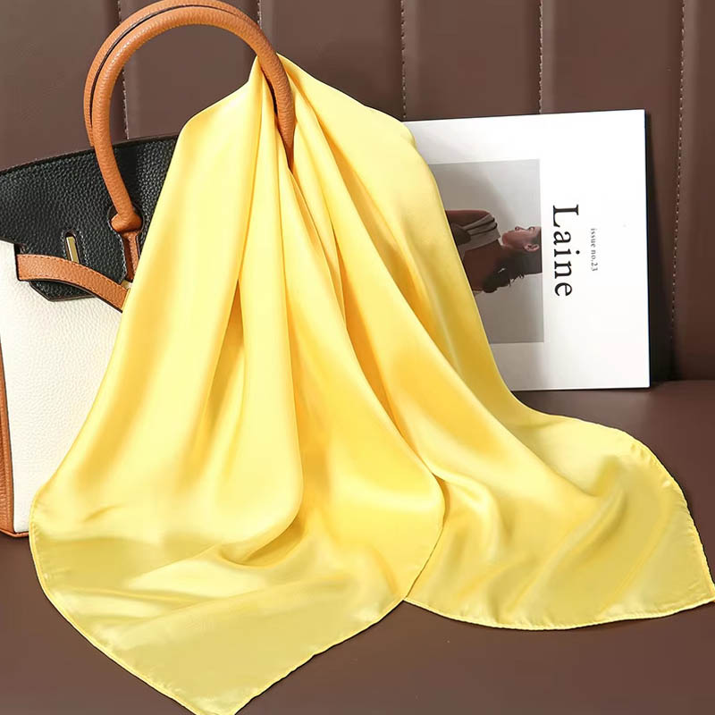 Luxury Solid Color Silk Square - Luxury Bags Expensive avis et prix