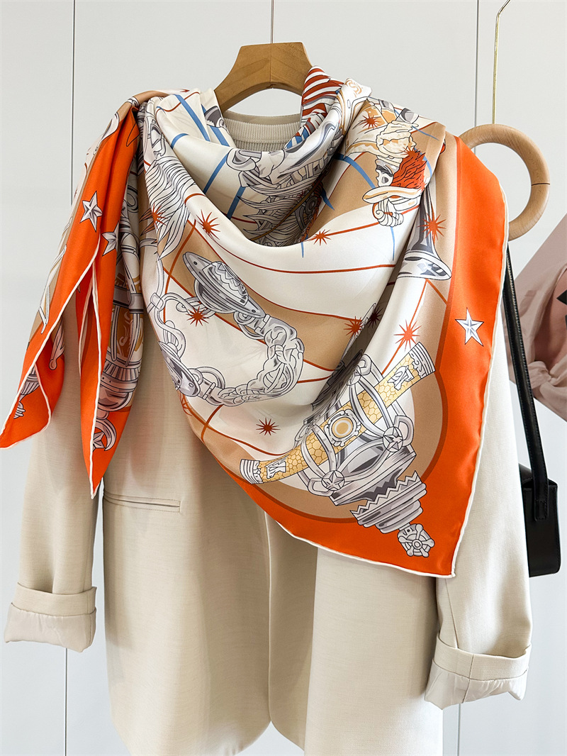Luxury Brand Scarf Large Silk  - Luxury Bags For Women Brands avis et prix