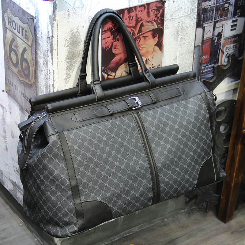 Fashion Plaid Travel Bag Men H - Luxury Zipper Bags avis et prix