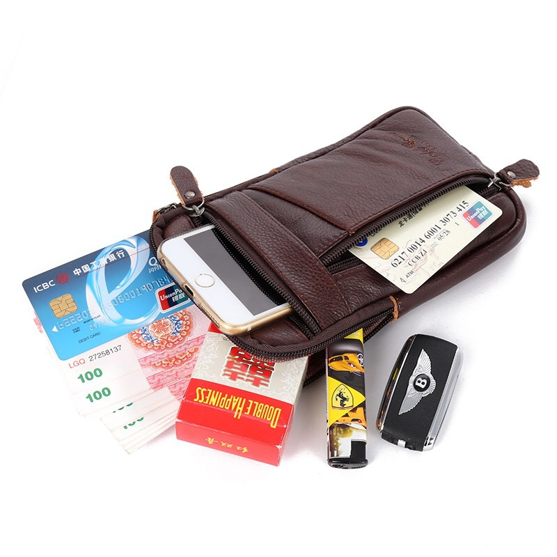Men Luxury Genuine Leather Pho - Luxury Bags Quality avis et prix
