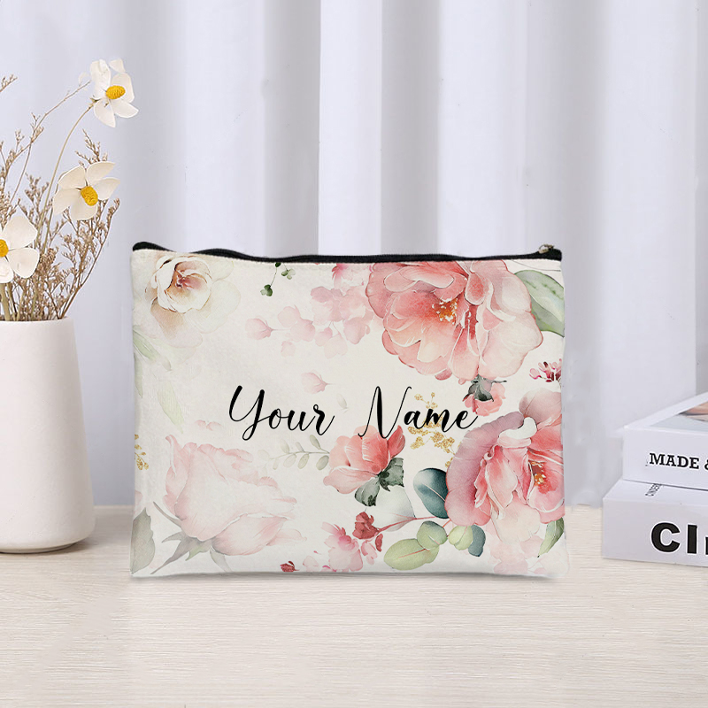 Custom Name Florals Travel Mak - Luxury Ziploc Bags avis et prix