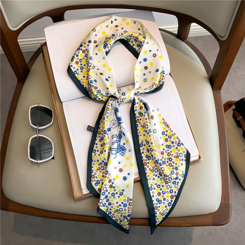 Fashion Print Long Silk Scarf  - Luxury Bags Expensive avis et prix