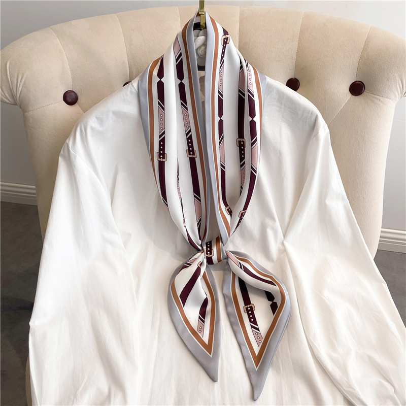 Fashion Print Long Silk Scarf  - Luxury Bags Expensive avis et prix