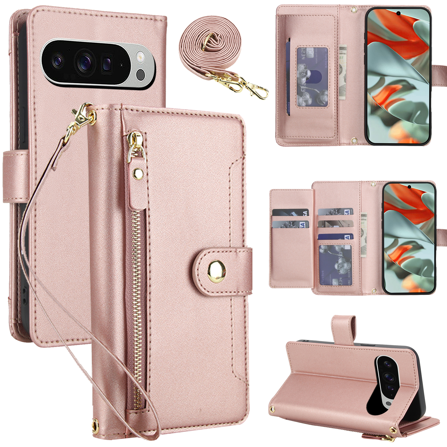Crossbody Zipper Leather Walle - Luxury Bags For You avis et prix