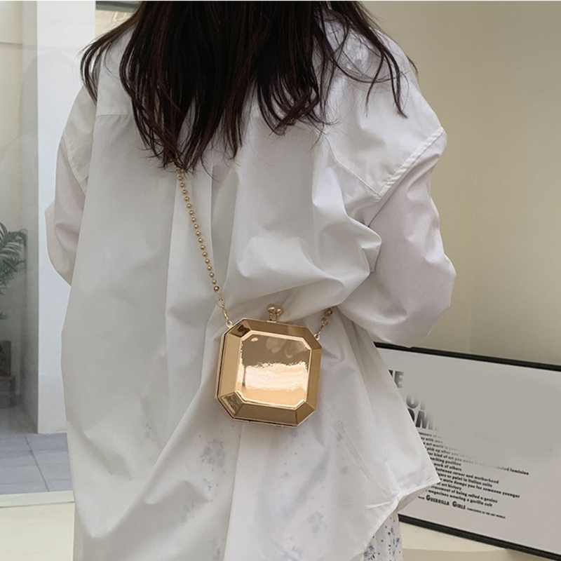 Mini Luxury Gold Party Evening - Luxury Zipper Bags avis et prix