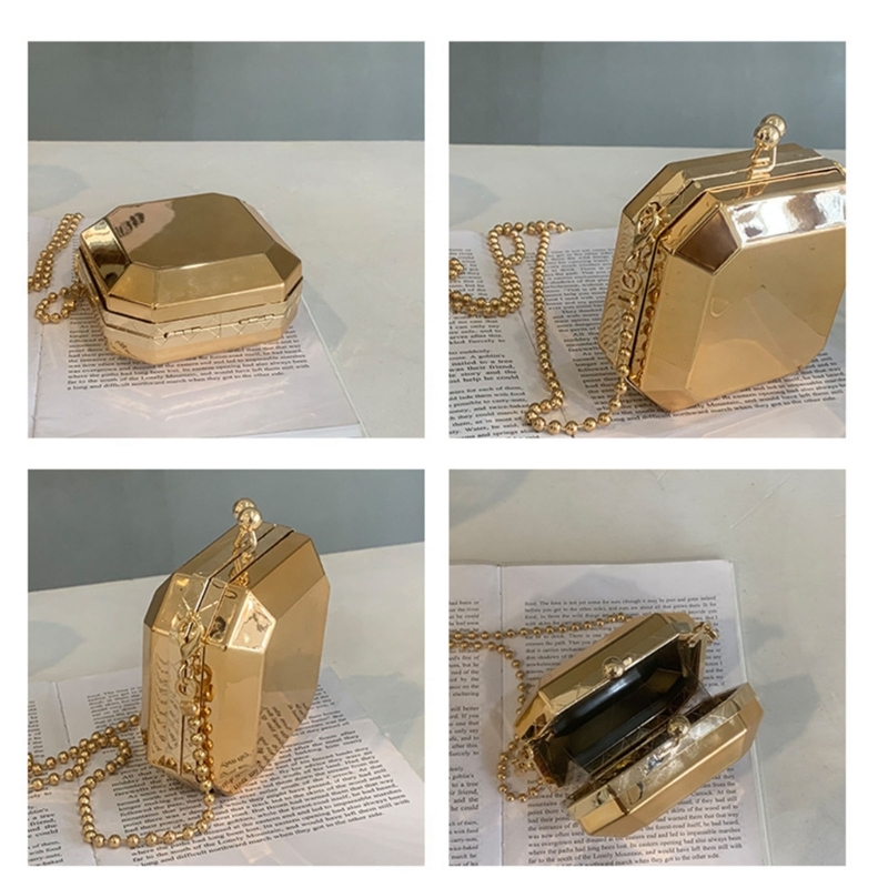 Mini Luxury Gold Party Evening - Luxury Zipper Bags avis et prix