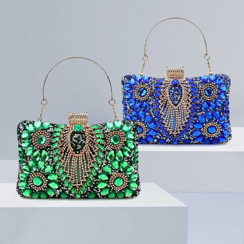 Luxury Green Tassel Evening Cl - Luxury Bags Green avis et prix