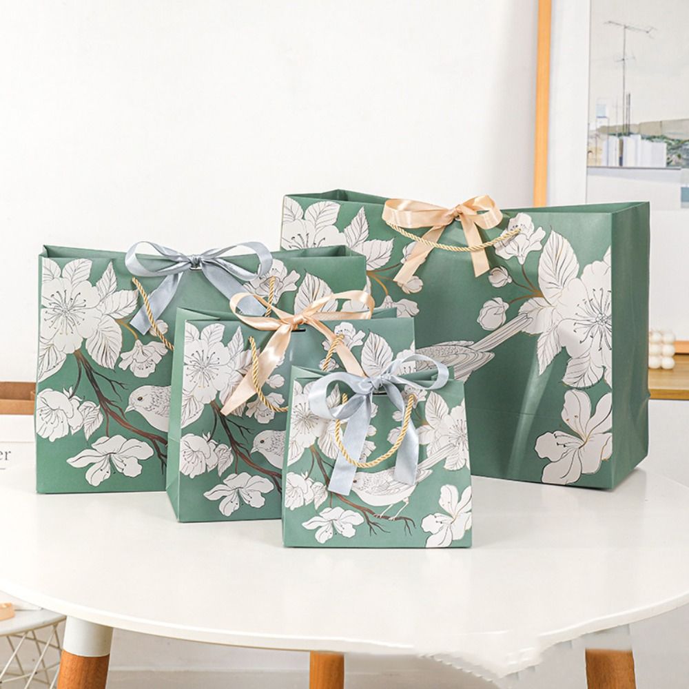 Green Handhold Paper Bag Creat - Luxury Bags Green avis et prix