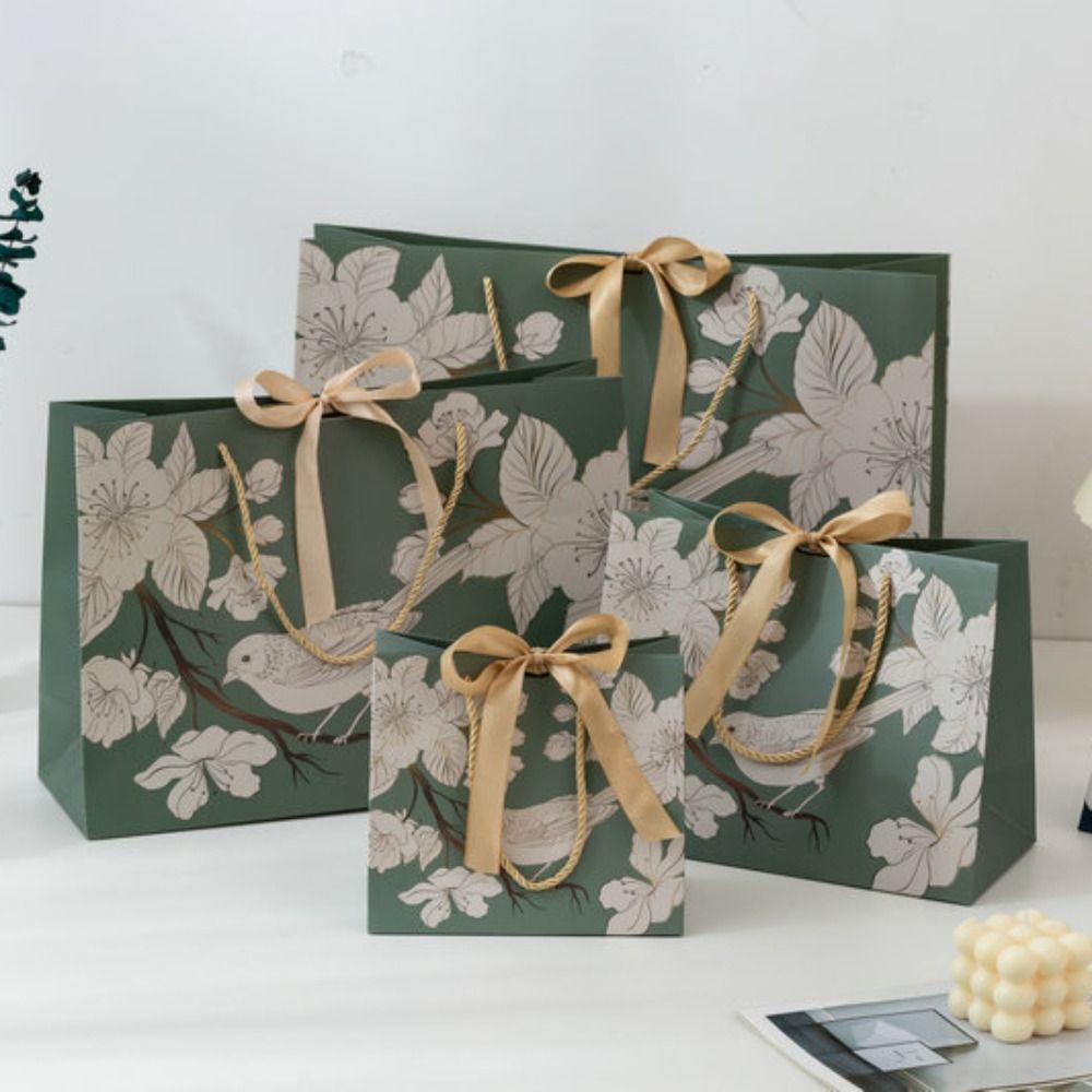 Green Handhold Paper Bag Creat - Luxury Bags Green avis et prix