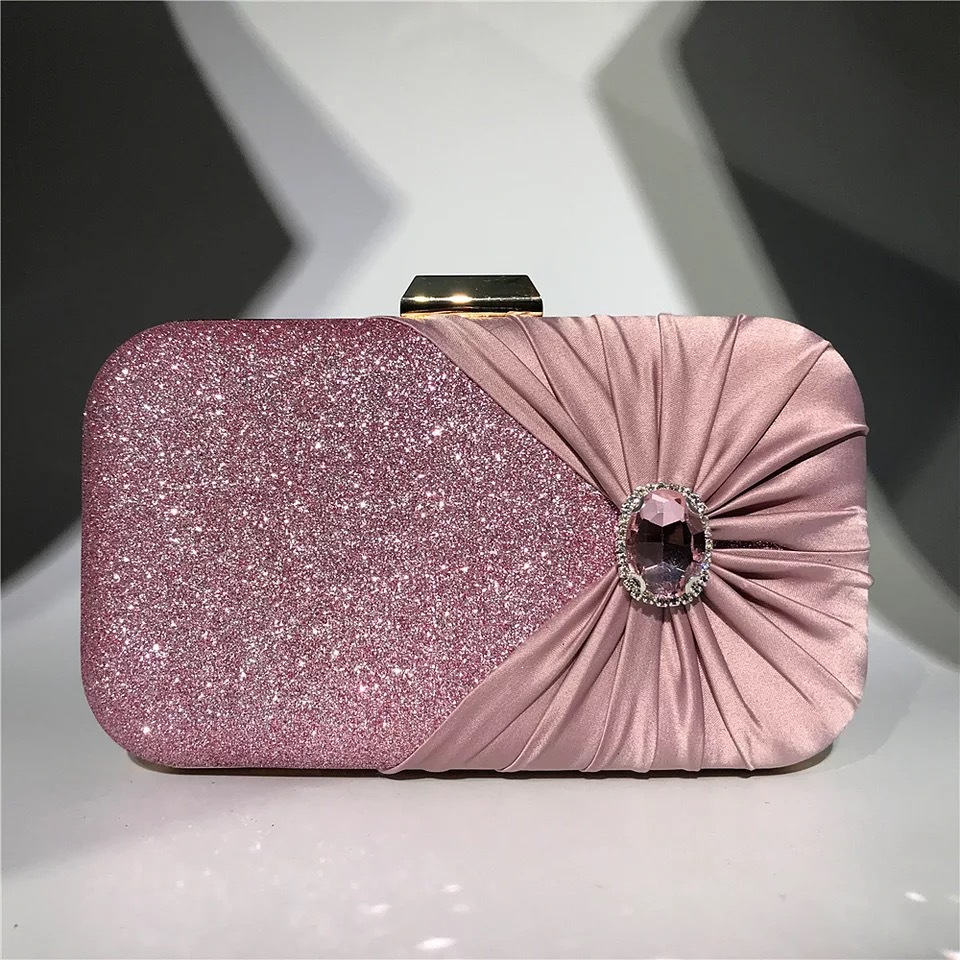 Silver Luxury Crystal Evening  - Luxury Bags Green avis et prix