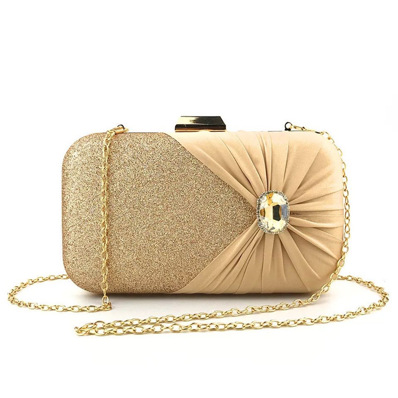 Silver Luxury Crystal Evening  - Luxury Bags Green avis et prix