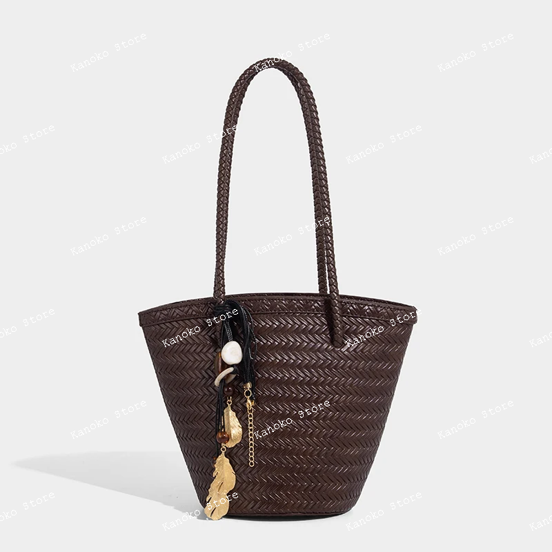 weave drawstring bucket undera - Luxury Bags For You avis et prix