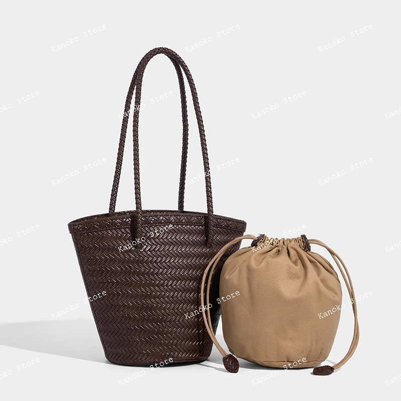 weave drawstring bucket undera - Luxury Bags For You avis et prix