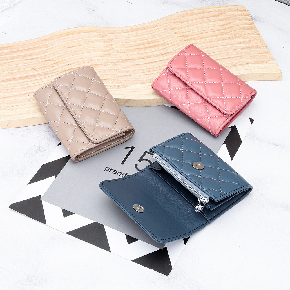 Sheepskin Quilted Card Holder  - Luxury Bags Brand Names avis et prix