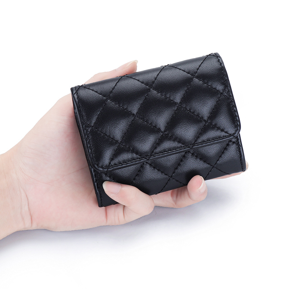 Sheepskin Quilted Card Holder  - Luxury Bags Brand Names avis et prix