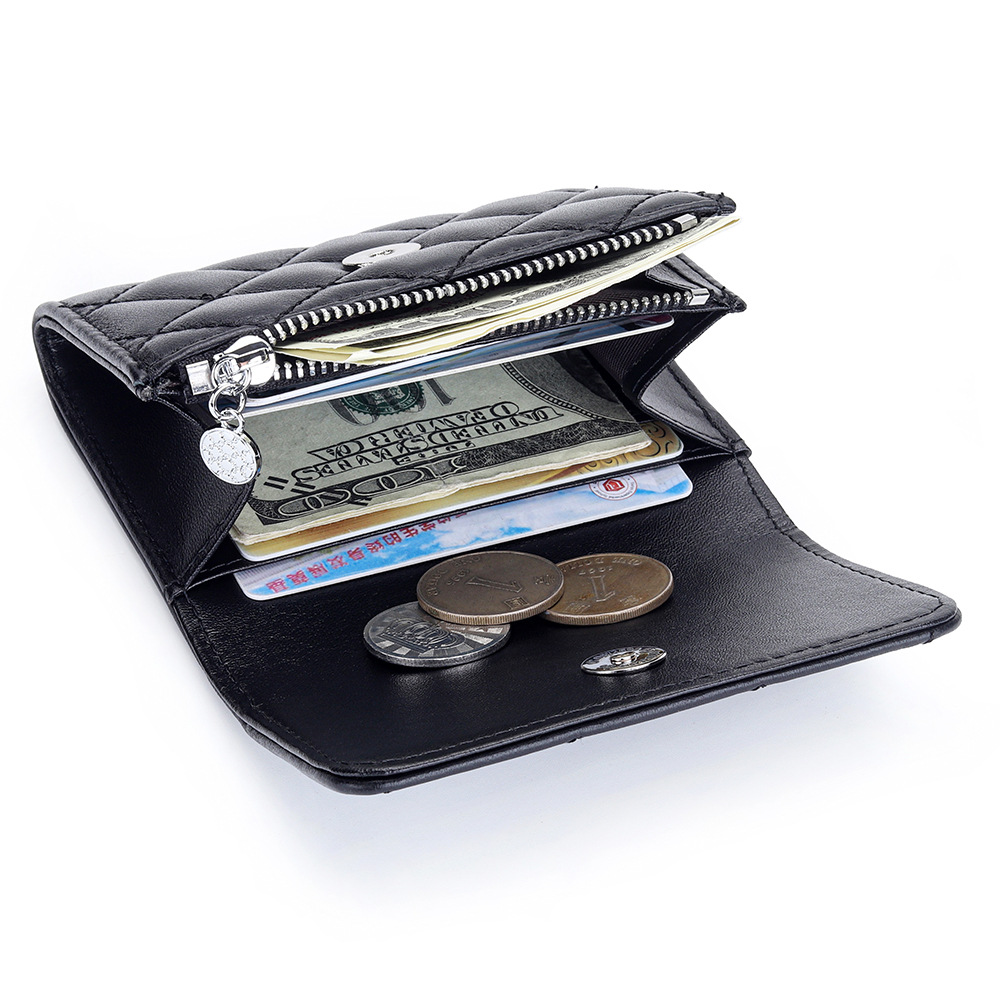 Sheepskin Quilted Card Holder  - Luxury Bags Brand Names avis et prix