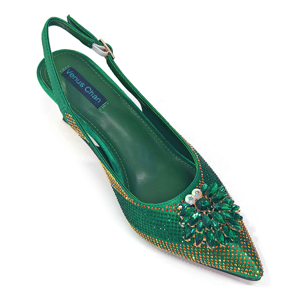 2025 Italian Design Rhinestone - Luxury Bags Green avis et prix