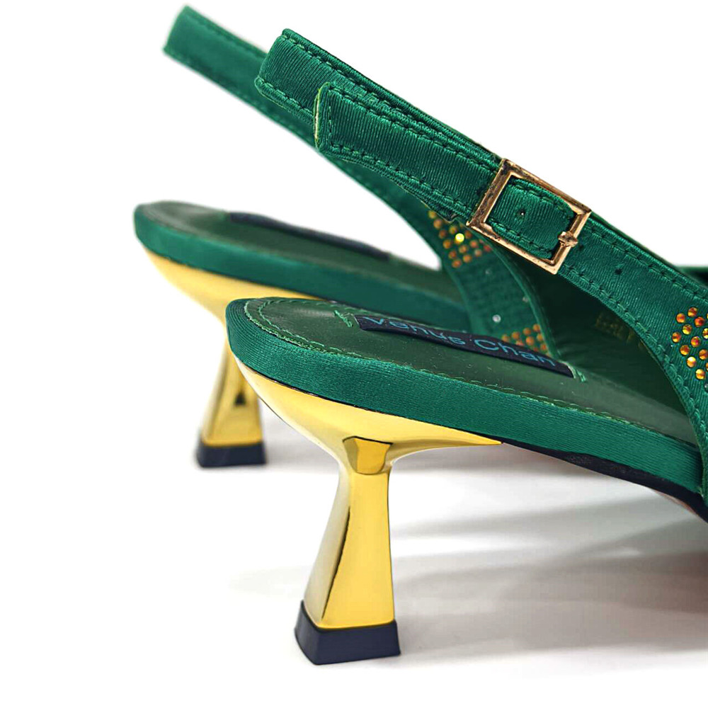 2025 Italian Design Rhinestone - Luxury Bags Green avis et prix